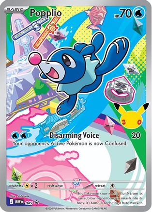 Popplio 045/null [ME Mega Evolution Promo] (Holofoil)
