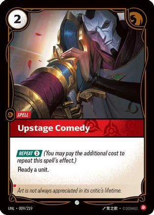 Upstage Comedy (009/219) [Unleashed] Foil