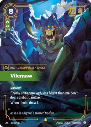 Vilemaw (Alternate Art) (060a/219) [Unleashed] Foil