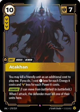 Atakhan (170/219) [Unleashed] Foil