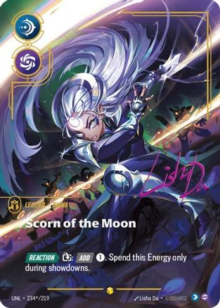 Diana - Scorn of the Moon (Signature) (234*/219) [Unleashed] Foil