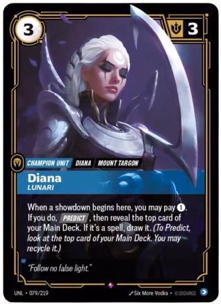 Diana - Lunari (079/219) [Unleashed] Foil