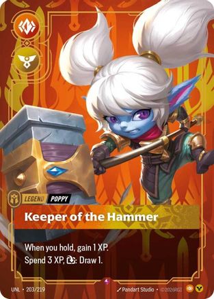 Poppy - Keeper of the Hammer (203/219) [Unleashed] Foil