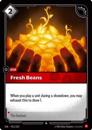 Fresh Beans (011/219) [Unleashed] Foil