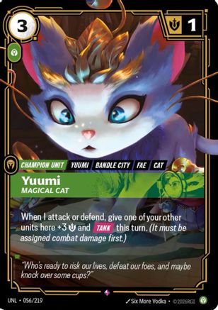 Yuumi - Magical Cat (056/219) [Unleashed] Foil