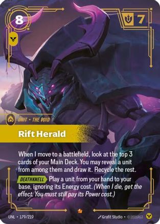 Rift Herald (179/219) [Unleashed] Foil