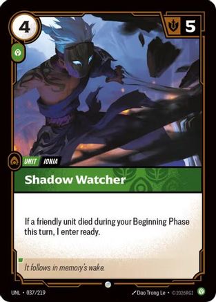 Shadow Watcher (037/219) [Unleashed] Foil