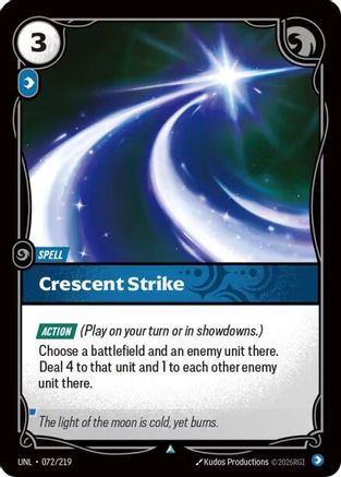 Crescent Strike (072/219) [Unleashed] Foil