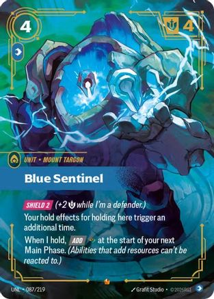 Blue Sentinel (087/219) [Unleashed] Foil