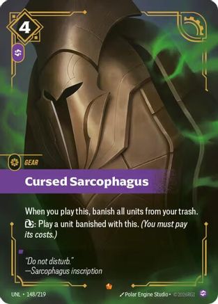 Cursed Sarcophagus (148/219) [Unleashed] Foil