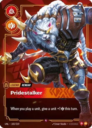 Rengar - Pridestalker (183/219) [Unleashed] Foil