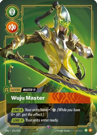 Master Yi - Wuju Master (191/219) [Unleashed] Foil
