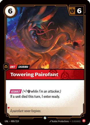 Towering Pairofant (008/219) [Unleashed] Foil