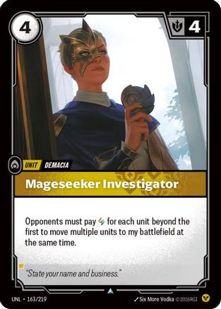 Mageseeker Investigator (163/219) [Unleashed] Foil