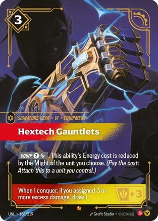 Hextech Gauntlets (188/219) [Unleashed] Foil