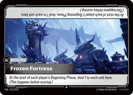 Frozen Fortress (212/219) [Unleashed] Foil