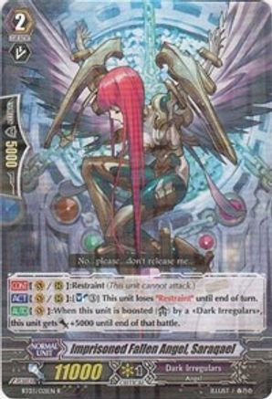 Imprisoned Fallen Angel, Saraqael (BT03/021EN) [Demonic Lord Invasion]