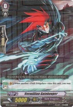 Vermillion Gatekeeper (BT03/025EN) [Demonic Lord Invasion]
