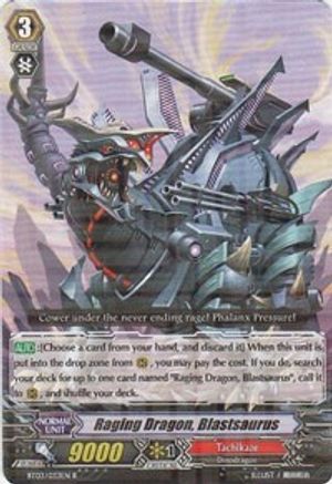 Raging Dragon, Blastsaurus (BT03/033EN) [Demonic Lord Invasion]