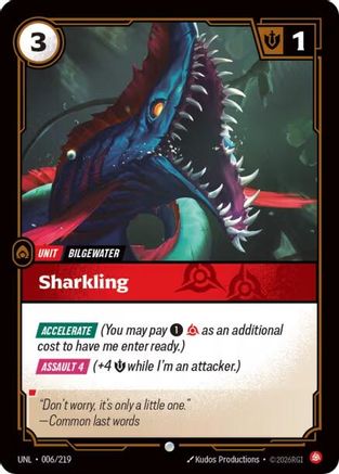 Sharkling (006/219) [Unleashed] Foil
