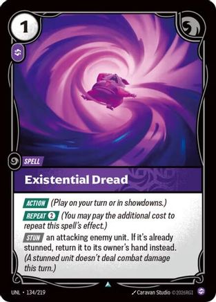 Existential Dread (134/219) [Unleashed] Foil