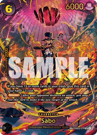 Sabo (PRB02-014) (SP) [Adventure on Kami's Island] Super Rare