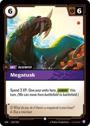 Megatusk (126/219) [Unleashed] Foil