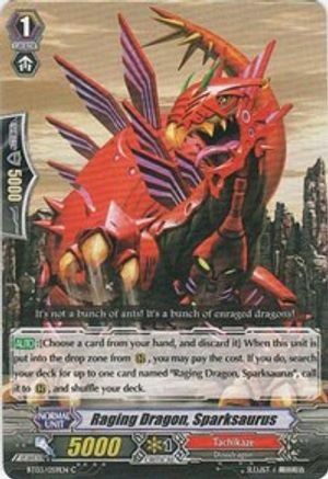 Raging Dragon, Sparksaurus (BT03/059EN) [Demonic Lord Invasion]