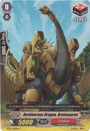 Herbivorous Dragon, Brutosaurus (BT03/060EN) [Demonic Lord Invasion]