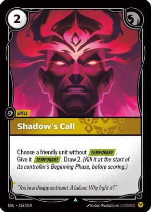 Shadow's Call (165/219) [Unleashed]