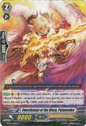 Swordsman of the Blaze, Palamedes (BT03/066EN) [Demonic Lord Invasion]