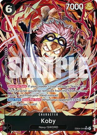 Koby (EB04-044) (Alternate Art) [Adventure on Kami's Island] Super Rare