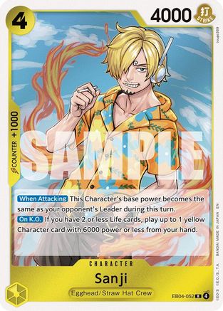 Sanji (EB04-052) [Adventure on Kami's Island] Rare