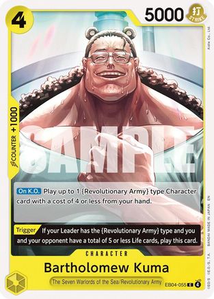 Bartholomew Kuma (EB04-055) [Adventure on Kami's Island] Common