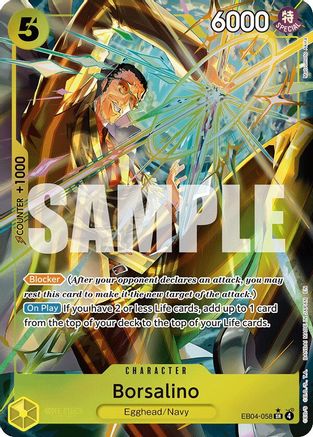 Borsalino (Alternate Art) [Adventure on Kami's Island] Super Rare