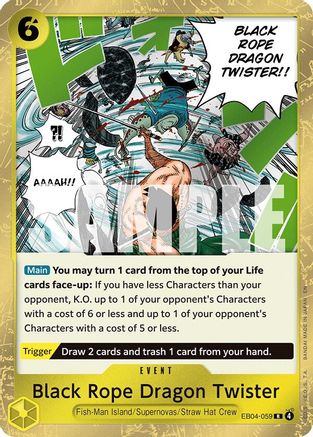 Black Rope Dragon Twister [Adventure on Kami's Island] Rare
