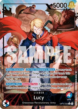 Lucy (Alternate Art) [Adventure on Kami's Island] Leader