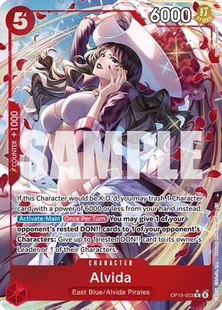 Alvida (Alternate Art) [Adventure on Kami's Island] Rare