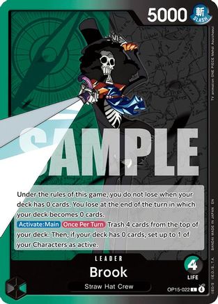 Brook (OP15-022) [Adventure on Kami's Island] Leader