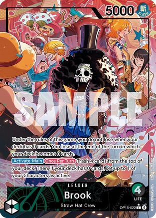 Brook (OP15-022) (Alternate Art) [Adventure on Kami's Island] Leader