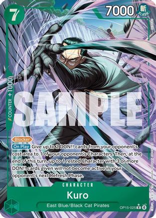 Kuro (Alternate Art) [Adventure on Kami's Island] Rare
