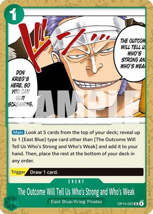 The Outcome Will Tell Us Who's Strong and Who's Weak [Adventure on Kami's Island] Uncommon