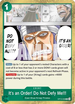 It's an Order! Do Not Defy Me!!! [Adventure on Kami's Island] Rare