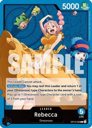 Rebecca (OP15-039) [Adventure on Kami's Island] Leader