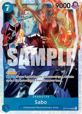 Sabo [Adventure on Kami's Island] Super Rare