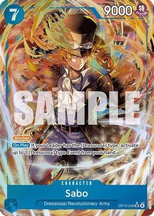 Sabo (Alternate Art) [Adventure on Kami's Island] Super Rare