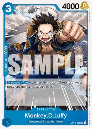 Monkey.D.Luffy (OP15-051) [Adventure on Kami's Island] Uncommon