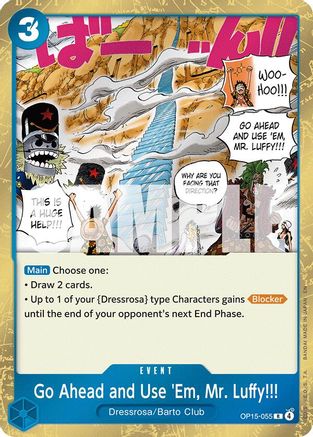 Go Ahead and Use 'Em, Mr. Luffy!!! [Adventure on Kami's Island] Rare