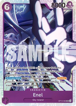 Enel (OP15-060) [Adventure on Kami's Island] Super Rare