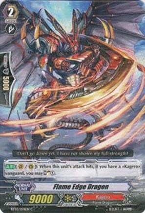 Flame Edge Dragon (BT03/076EN) [Demonic Lord Invasion]